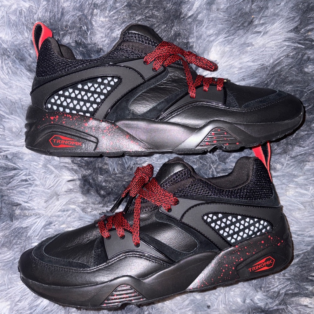 Puma x Rise special edition Black and Red Sneakers Size M 9.5 - Rare - NEW